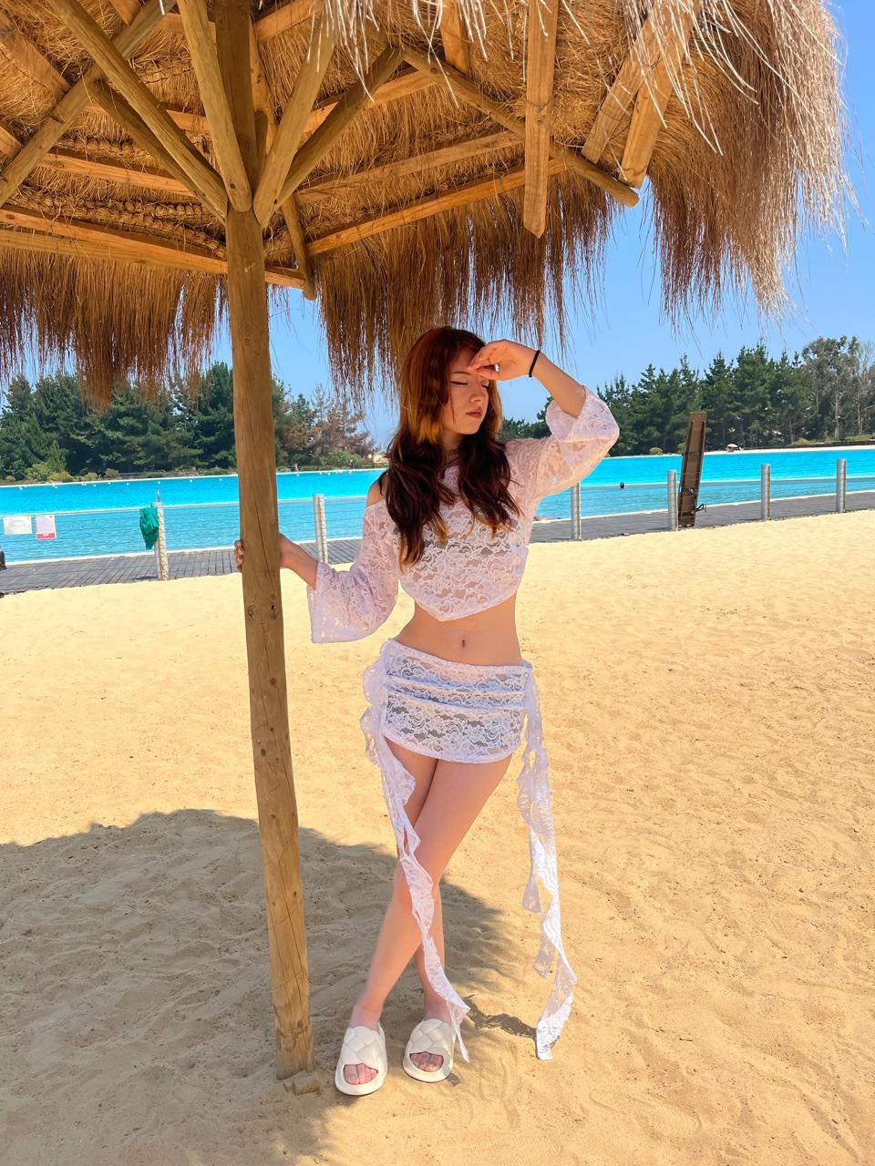 Conjunto Ivory salida de baño